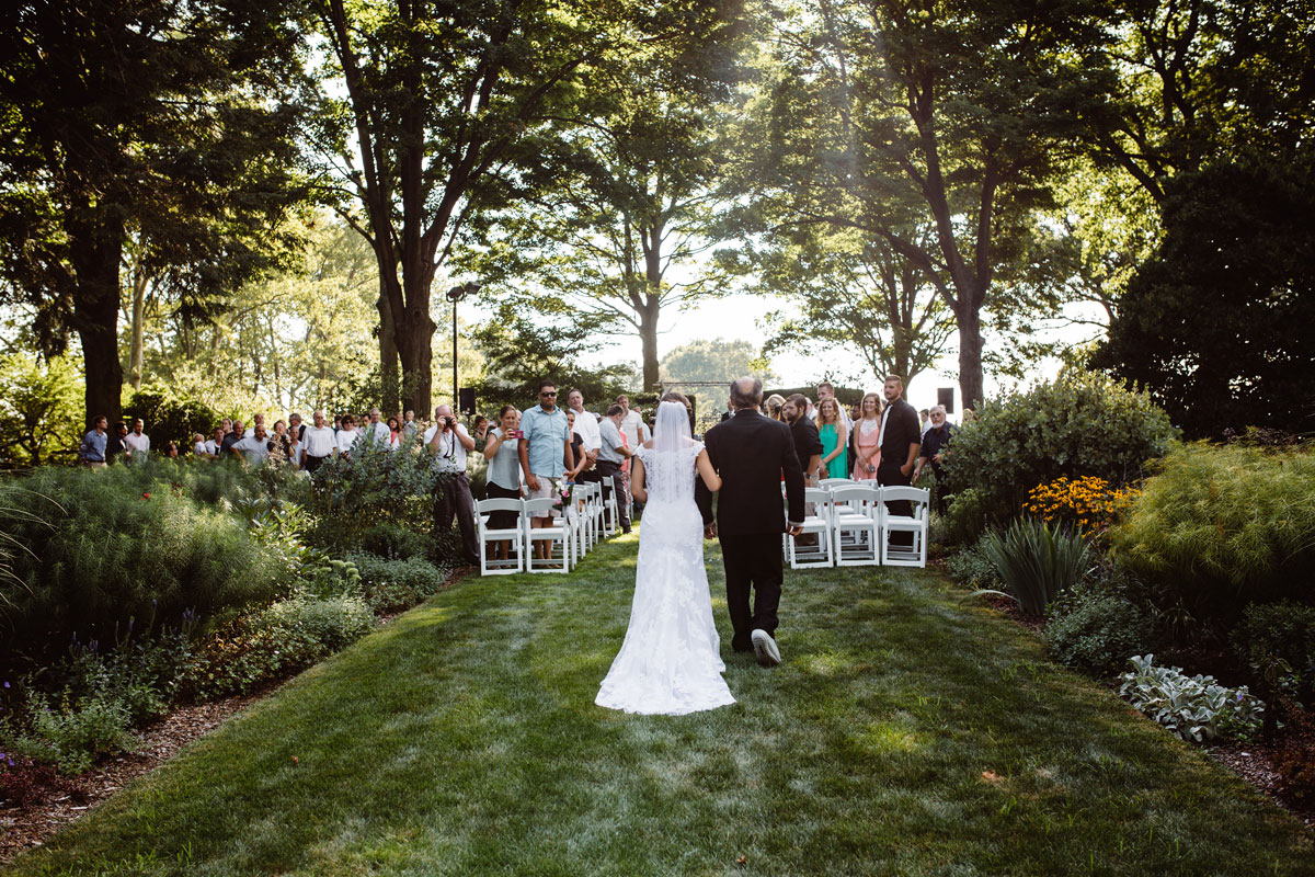 Garden Wedding Ceremony - Drumore Estate