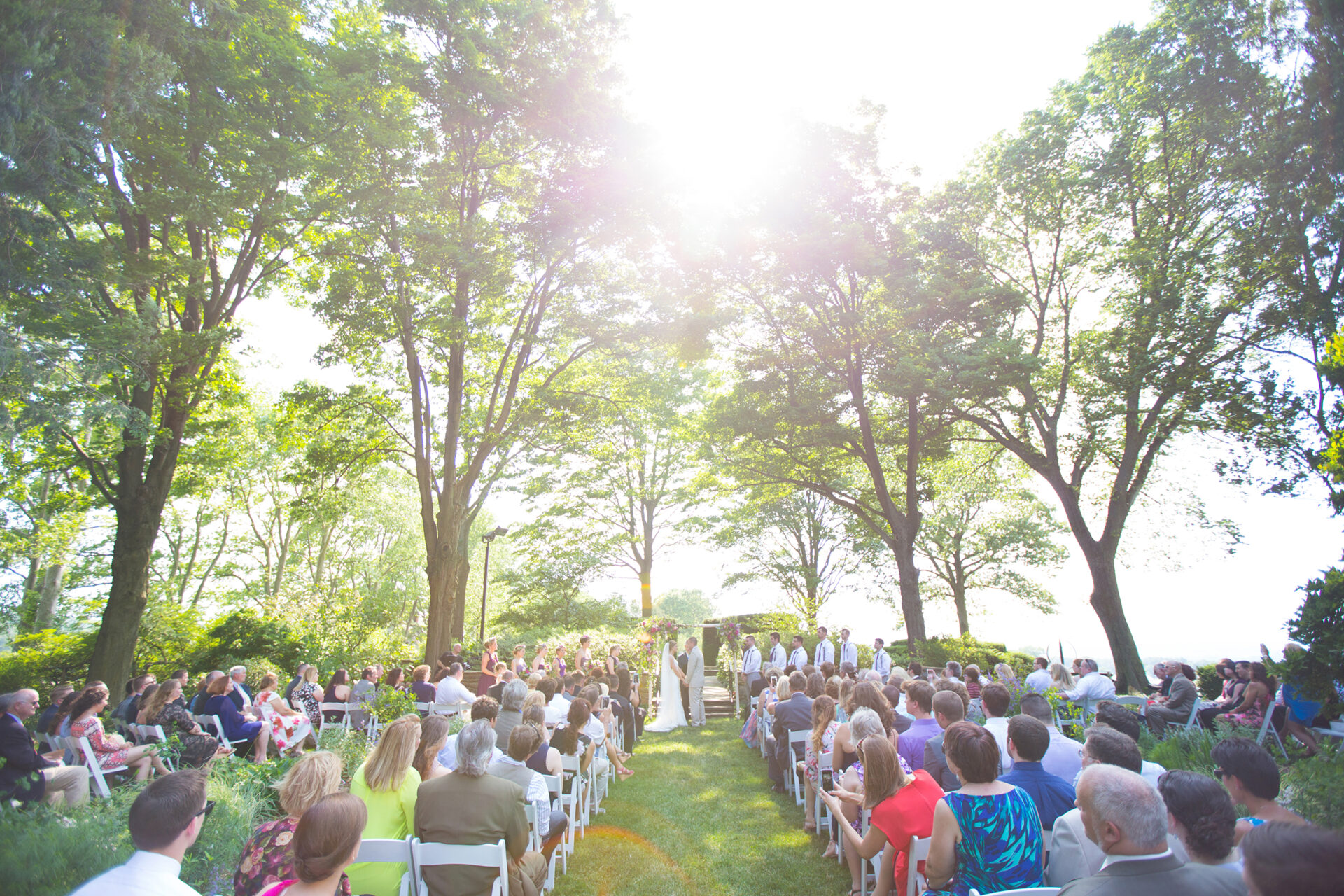 Drumore Estate, Garden Wedding Ceremony, Lancaster PA