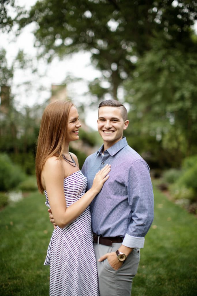 Garden engagement session - Drumore Estate, Lancaster PA