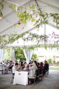 tent wedding reception at Drumore Estate