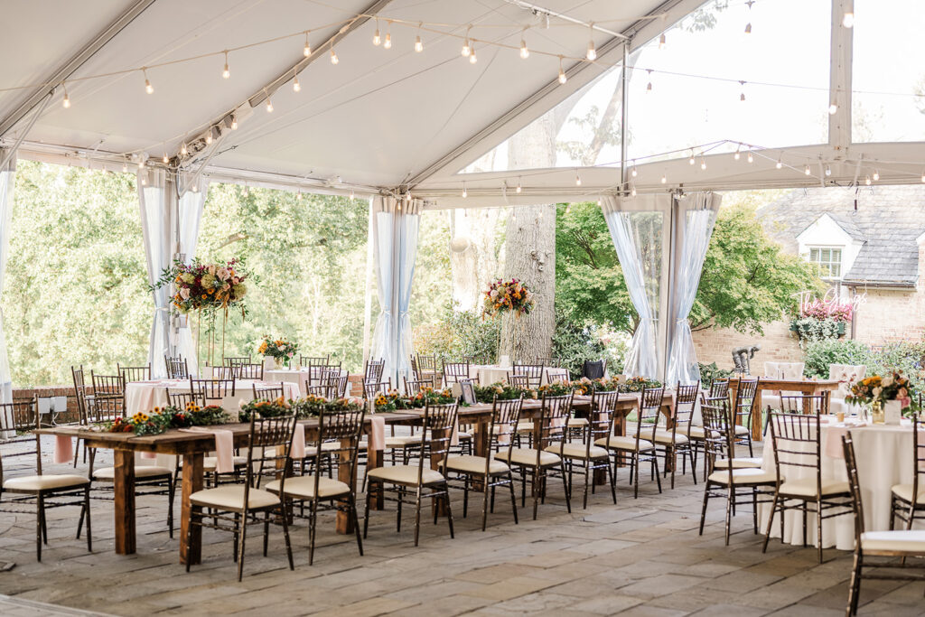Grand Tent Wedding Reception at Drumore Estate