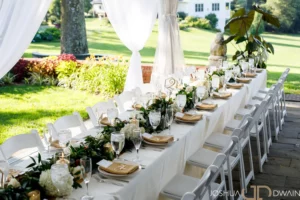 Large Wedding Venue Tent with table and chairs