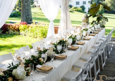 Large Wedding Venue Tent with table and chairs