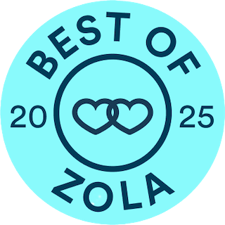 best_of_zola_2025 The Knot, Best of Weddings 2022 Badge
